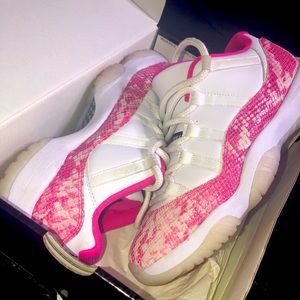 Pink snake skin Air jordan 11 retro low